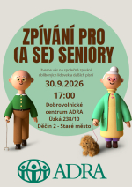 Zpívání pro (a se) seniory s Dobrovolnickým centrem ADRA
