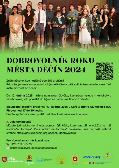 Dobrovolník roku města Děčín 2024