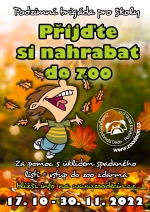 Přijďte si nahrabat do zoo: Zoo vyhlásila podzimní brigádu pro školy