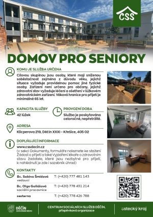 Centrum sociálních služeb Děčín, p.o. - Domov pro seniory