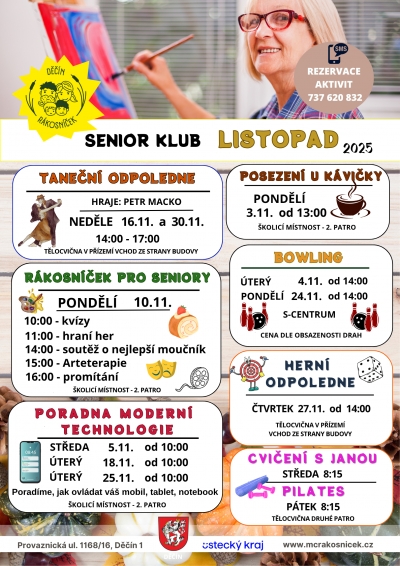 Listopadové akce v Senior klubu