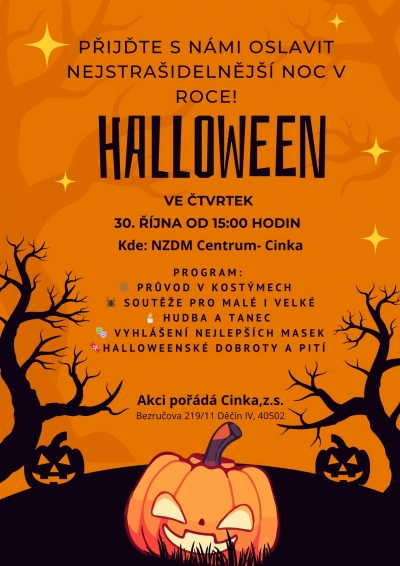 Halloween s Cinkou